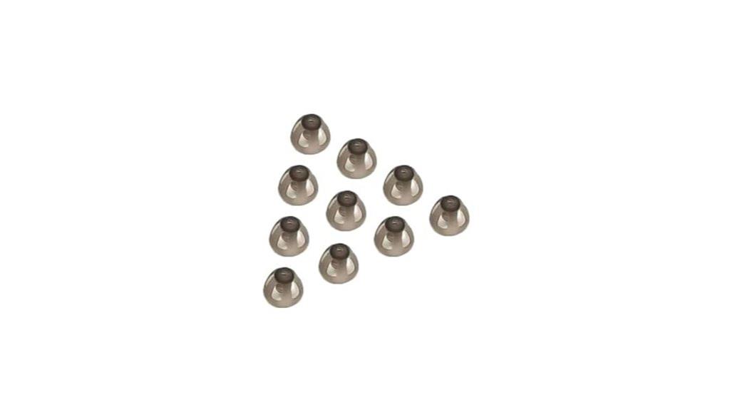 comfortable 8mm hearing aid domes