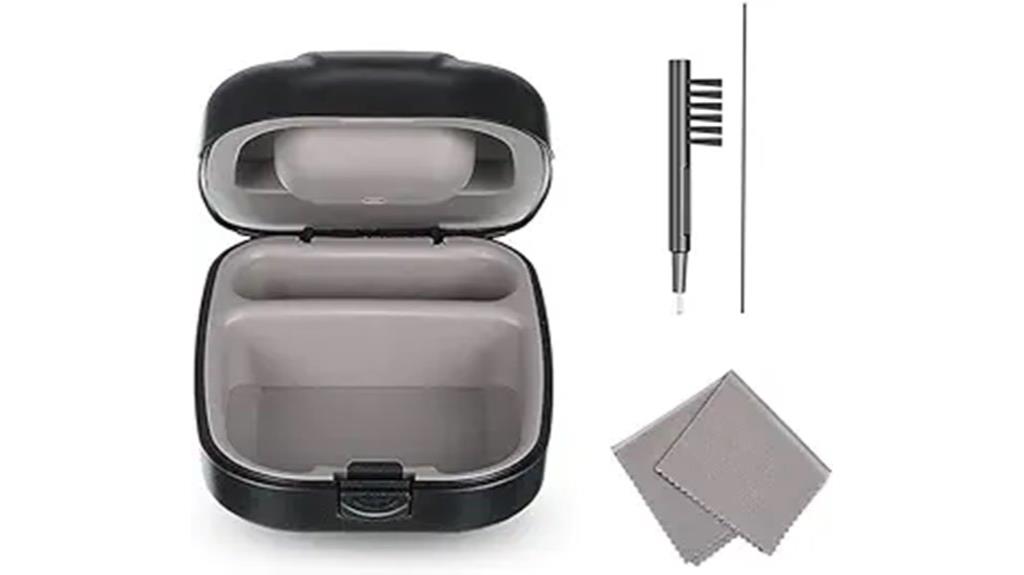 compact hearing aid case