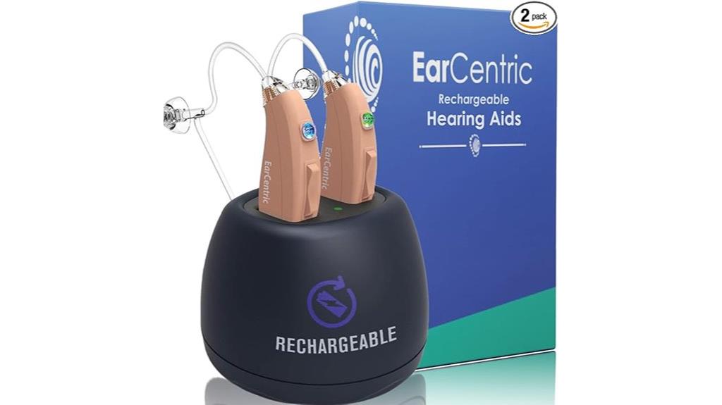 earcentric easycharge hearing aids