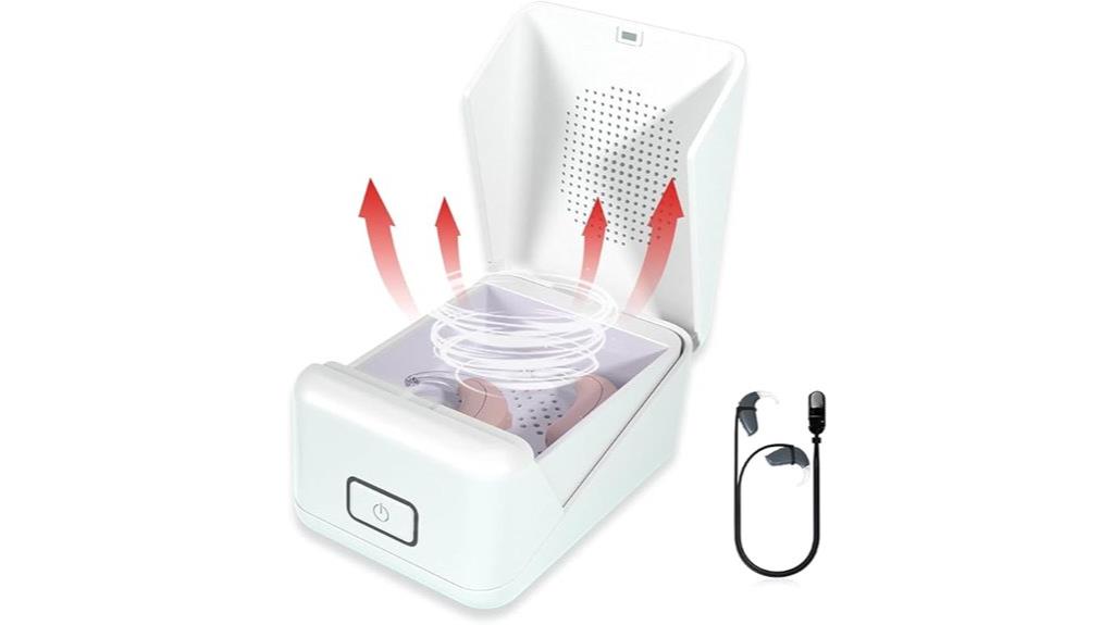 hearing aid dryer evaluation